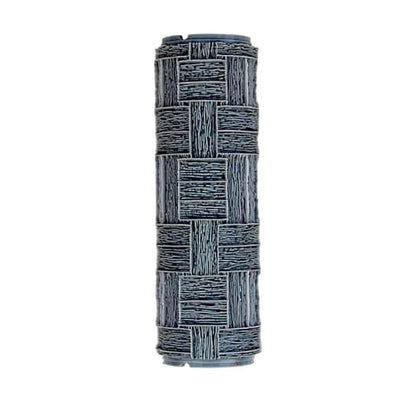 Basket Stitch Clay Texture Roller 4" for Polymer Clay - color: Basket Stitch Roller