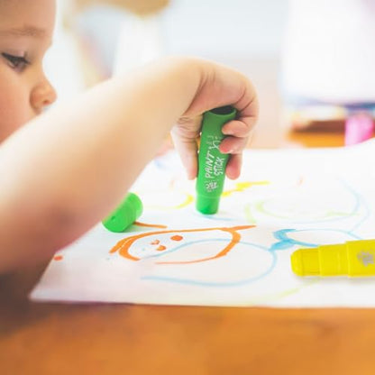 TBC The Best Crafts Paint Sticks, 12 Colors Pastel, Washable, Non-toxic, Tempera Paint Sticks for Kids and Students - color: 12 Colors Pastel