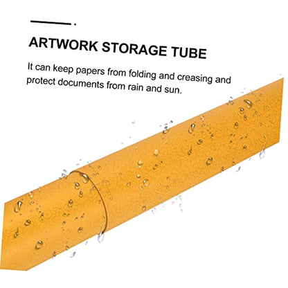 DOITOOL Expandable Poster Tube for Artworks – Telescoping Storage Tube for Drawings and Blueprints – Portable Art Document Case Adjustable Strap – for Artists and Students