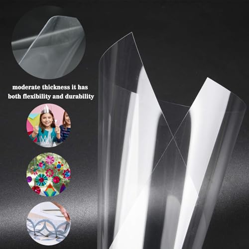 7-Pack Quilting Template Plastic Sheets Translucent, 12x18 Inch Sewing Templates Material for Quilting Patterns Templates, Plastic Quilting Templates for Cutting Patterns