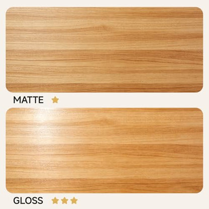Water Based Polyurethane Acrylic Wood Sealer, 32 OZ Semi-Gloss Clear Coat with Tool Kit, Waterproof Scratch Resistant Wood Finish for Furniture & Wood Surfaces - color: Gloss, size: 32 oz
