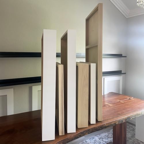 (Pack of 2) Oversized 30x50 Inch Unfinished Art Panel, Vertical Cradled Painting Panels with Artwork Shipping Crate, 2 Inch Depth Stretcher Bar for Acrylic Oil Mix Media Painting Pouring