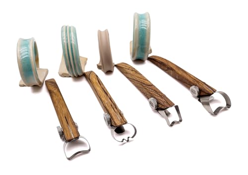 The Original DiamondCore Tools Handheld Extruder, 4-Pack Variety Set, Pottery Handle Making Tool, Clay Sculpting Tools, Slab Extruder Pottery Tool (Set 1) - color: 4-Piece, Set 1