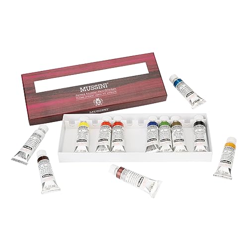 Schmincke - MUSSINI finest resin oil paints, cardboard set, 12 x 15 ml set, 70 012 097 - size: 6.09 Fl Oz (Pack of 1)