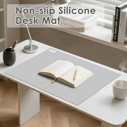31.5" x 23.6" Extra Large Silicone Mat for Resin Casting, Crafts and Epoxy, Nonstick Silicone Sheet for Jewelry Casting Molds, Countertop Protector Mat Heat Resistant Placemats by Foepoge, Gray - color: Gray