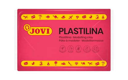 Jovi - Non-Hardening Modeling Clay, 4 Dark Red Bars, 0.77 lb Each | 3.3 lb total, Professional Arts and Crafts Non-Toxic and Gluten Free plasticine - color: Ruby Red