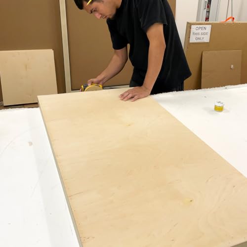 (Pack of 2) Extra Large 40x60 Inch Cradled Wood Panels, Vertical Unfinished Gallery Birch Wood Panel with Art Shipping Crate, 2 Inch Depth Stretcher Bar for Acrylic Oil Mix Media Painting