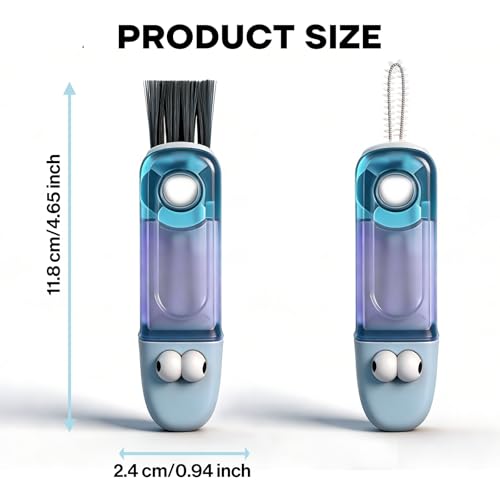 3 in 1 Cup Lid Gap Cleaning Brush Set, Multifunctional Bottle Cleaning Brush, Cleans Narrow Bottles Easily, Home Kitchen Crevice Brush Tools (3 Pack)