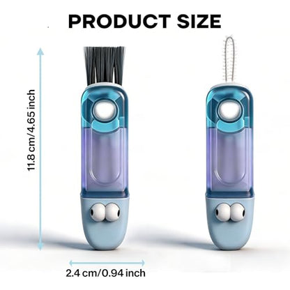 3 in 1 Cup Lid Gap Cleaning Brush Set, Multifunctional Bottle Cleaning Brush, Cleans Narrow Bottles Easily, Home Kitchen Crevice Brush Tools (3 Pack)