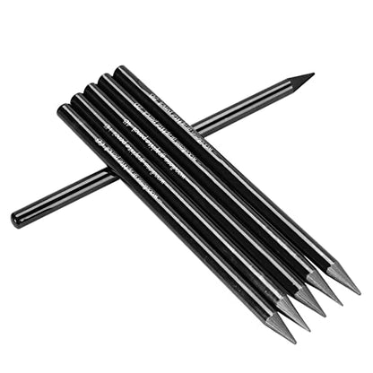 PENINSULA LOVE 6Pcs Woodless Graphite Pencils HB 2B 4B 6B 8B EE Artist Professional Drawing Pencil Set for Sketching Shading Writing for Adult Artist Hobbyist Beginner