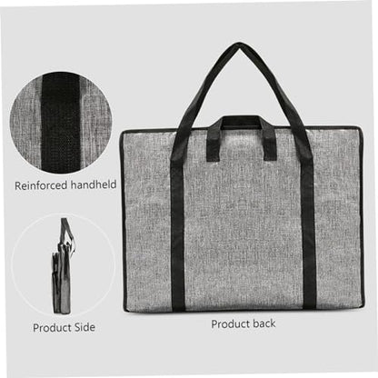 Art Portfolio Bag, 14x20inch Large Capacity Art Portfolio Case with Handles, Waterproof Portfolio Bag Organizer, Artist Carrying Bag for Artwork Sketch Drawing Canvas Photography Poster