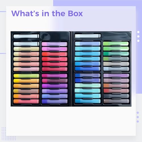 50 Pcs Oil Pastels, Soft Artist Quality for Adults, Smooth Blendable Vibrant Colors, Morandi Macaron Palette, Long-lasting Sticks, Professional Grade Painting Supplies