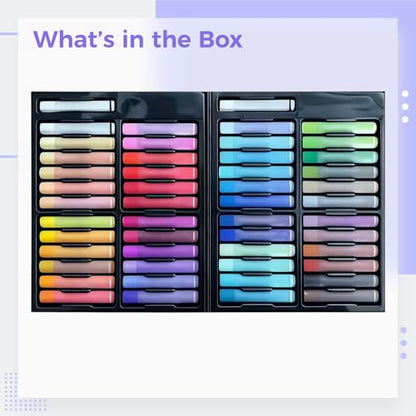 50 Pcs Oil Pastels, Soft Artist Quality for Adults, Smooth Blendable Vibrant Colors, Morandi Macaron Palette, Long-lasting Sticks, Professional Grade Painting Supplies