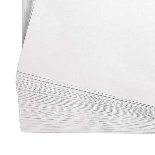 Colorations 12" x 18" Mediumweight White Construction Paper - 200 Sheets, Bulk Pack Art Paper, Arts and Crafts, School Supplies, Drawing, Coloring, Painting, 3D Art
