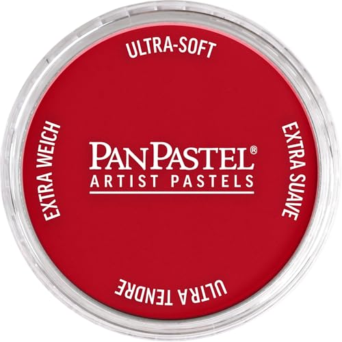 PanPastel Artist Pastels by GOLDEN, Permanent Red, 2.44” / 62mm Pan Diameter, Professional Artist Pastels, Unique Pan Format (cake-like) - color: Permanent Red, size: 1 Count (Pack of 1)