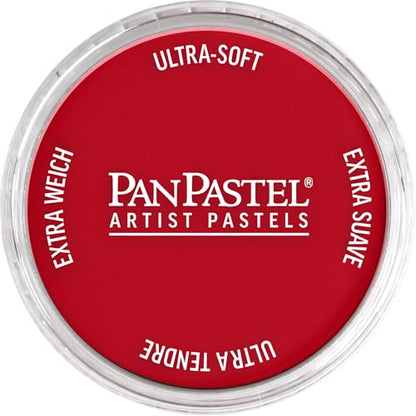 PanPastel Artist Pastels by GOLDEN, Permanent Red, 2.44” / 62mm Pan Diameter, Professional Artist Pastels, Unique Pan Format (cake-like) - color: Permanent Red, size: 1 Count (Pack of 1)