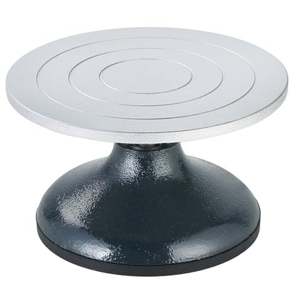 MAOPINER 7 inch Diameter Sculpting Wheel | Heavy Duty Turntable Pottery Sculpting Wheel | All Cast Iron Metal Construction Joint with Ball Bearings (7 inch) - size: 7 inch