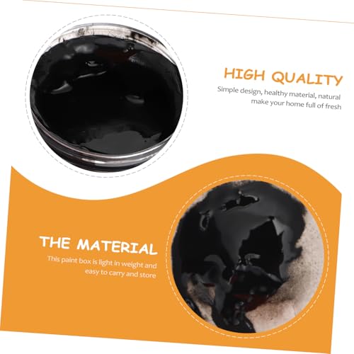 300ml Water Based Printing Ink Black Color Paste Lightweight and Portable for Painting and Creation Suitable for Students and Artists