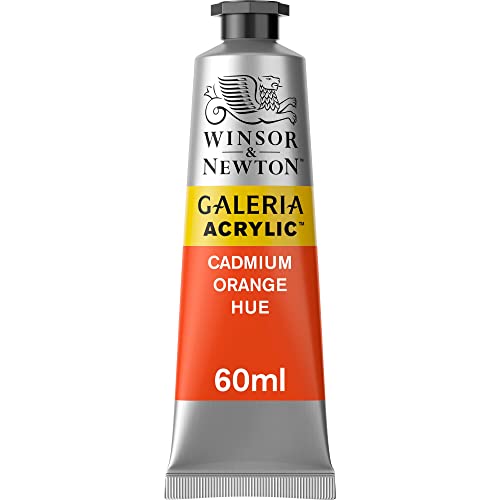 Winsor & Newton Galeria Acrylic Color, 60ml (2-oz) Tube, Cadmium Orange Hue - color: Cadmium Orange Hue, style: 2-oz Tube