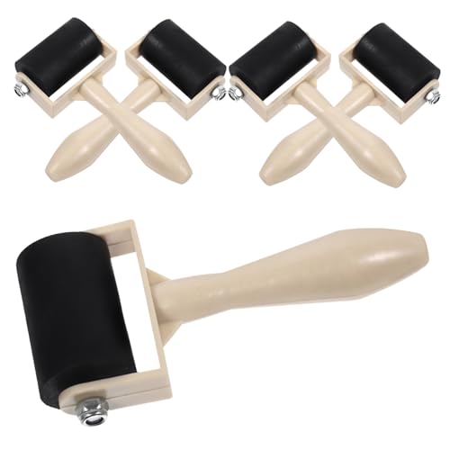 DIYEAH Crafts Boys and Girls Printmaking Kit Bulk Rollers Printmaking Roller Printing Stamping Brayers