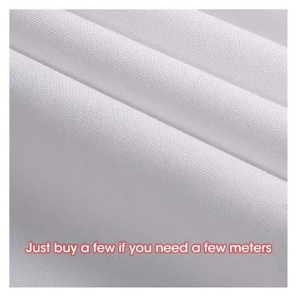5M/Roll Cotton Canvas Roll,White Blank Specialized Suitable for Oil Painting, Pigments(0.87x5m) - size: 0.87x5m
