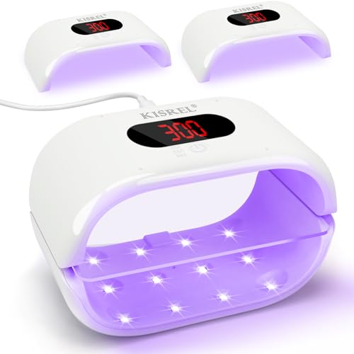 KISREL UV Light for Resin, Large Double-Sided UV Resin Lamp, 2-in-1 Detachable Resin Curing Machine & 3-Speed Digital Display, 36w Fast Curing Lamp for Jewellery Making, DIY Crafts - size: Double-sided