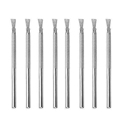 YAFIYGI 8 Pcs Ceramics Tools Kit Pottery Tools Carving Clay Needle Tools Clay Needle Tools Ceramic Sculpting Modeling and Texturing Supplies for Artistic Creations Feather Wire Texture Tools - color: 8 Pack
