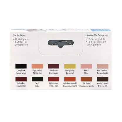 Artist's Loft 12 Color Gouache Paint Set - Academic Level 1