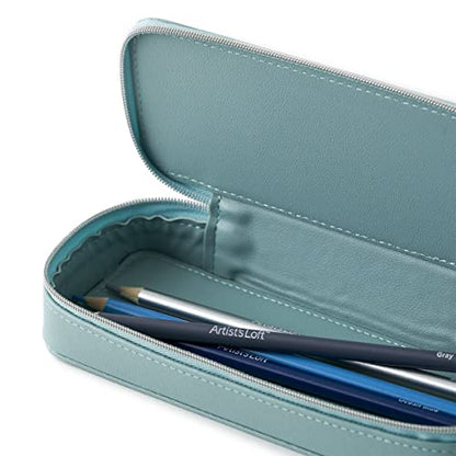 Artist's Loft Zipper Pencil Pouch, 6 Pack - color: Mint