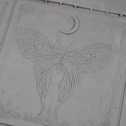 Luna Moth Clay Texture Roller 4" for Polymer Clay - color: Luna Moth Roller