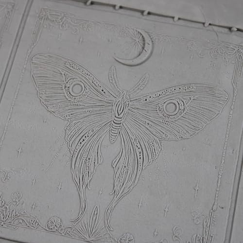 Luna Moth Clay Texture Roller 4" for Polymer Clay - color: Luna Moth Roller