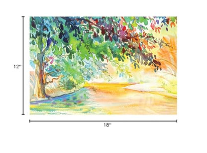 UCREATE Super Heavyweight Watercolor Paper, White, 140 lb., 12" x 18", 50 Sheets/Pack - size: 12" x 18"