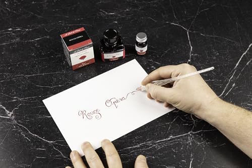 Herbin Fountain Pen Ink - 30ml Bottled - Rouge Opera - color: Rouge Opera, size: 1 fl oz