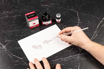 Herbin Fountain Pen Ink - 30ml Bottled - Rouge Opera - color: Rouge Opera, size: 1 fl oz
