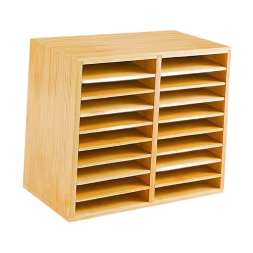 Marker Organizer for 126 Markers Portable DIY Craft Art Supply Storage Holder 18 Compartments 8.46x9.65x5.51inch for Desks Shelves Home Office Classroom