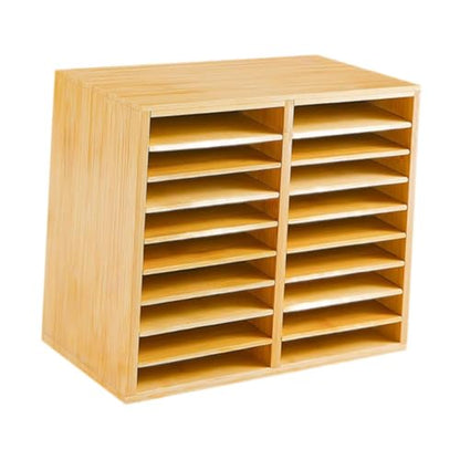 Marker Organizer for 126 Markers Portable DIY Craft Art Supply Storage Holder 18 Compartments 8.46x9.65x5.51inch for Desks Shelves Home Office Classroom