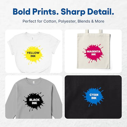 Professional DTF Transfer Ink 1L / 34oz Yellow Refill for Epson ET-8550, XP-15000, L1800, L805, R1390, R2400, DX5, DX7, XP600, I3200 Heat Transfer Printers - color: Yellow, size: 1000ml