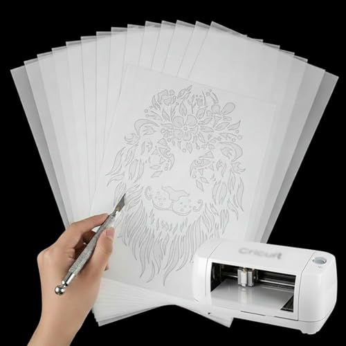 Frienda 24 Pack 7.5 Mil Blank Stencil Sheets, 12 x 24 Inch Plastic Making Sheet Milky Translucent Reusable PET Blank Stencil Material, Clear Plastic Sheets for Cutting Machine, DIY Crafts and Painting - size: 7.5 Mil, 12 x 24 Inch