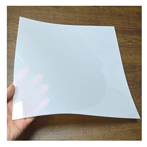 BANLTRE 12 Sheets 7.5 mil Mylar Sheet 12 x 12 inch Milky Translucent PET Blank Stencil Making Sheet for Cutting Machines, Cut Tool Template Material (7.5 mil) - size: 7.5 mil