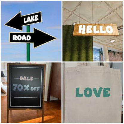 2 Inch Letter Stencils for Painting - 42 Pack Alphabet Letter and Number Stencil Templates with Signs for Painting, Reusable Letters and Numbers Stencils for Chalkboard Wood Signs & Wall Art - size: 2 Inch