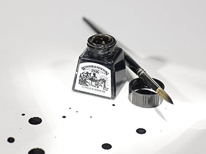 Winsor & Newton Drawing Ink, 30ml Bottle, Silver - color: Silver, style: 30ml Bottle