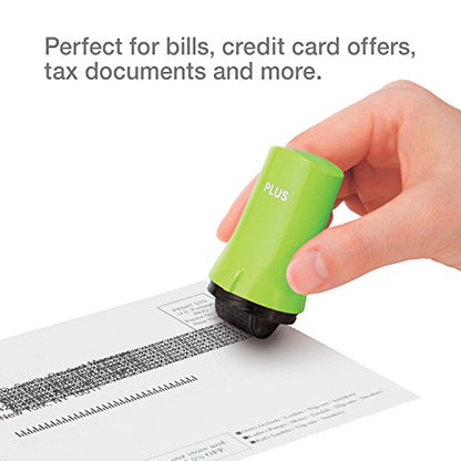 Guard Your ID Security Roller Set for Identity Theft Protection Advanced 2.0 Stamping and Redacting (Regular 3-Pack, Green) - color: Green, size: Regular 3-Pack