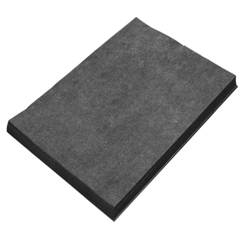 Uonlytech 200 Sheets A4 Carbon Transfer Paper Graphite Tracing Paper for Artists and Crafters Black Single-Sided Transfer Sheets for Canvas Woodworking and Metal Art Projects