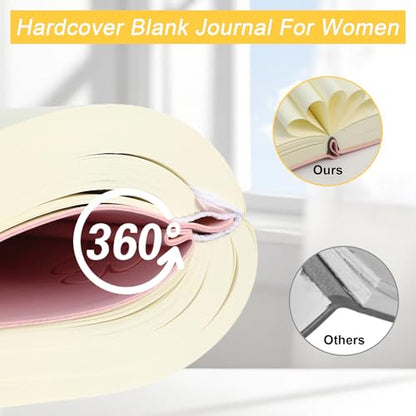 Thick Blank Journal Notebook 400 page With Pen Holder 100gsm Thick Blank Paper，A6 Unlined Plain Sketchbook ， Small Soft Leather Unlined Pocket Blank Notebook For Women Drawing Book Memo Writing Sketch Travel Diary 3.9 × 5.5 (Happy Every Day) - color: Oran