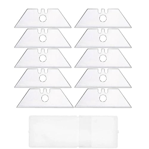 Carpet and Linoleum Cutting Blades, 80-Piece Set (2x40pcs) - Carbon Steel Utility Knife Blades for Flooring, DIY Crafts