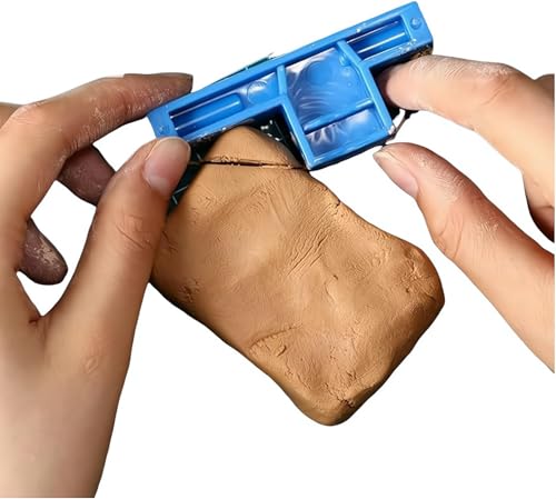 Clay Cutting Wire & Corner Trimmer Tool Set Stainless Steel Pottery Craft Knife for Sculpting Wedging and Shaping Clay (S) - size: S