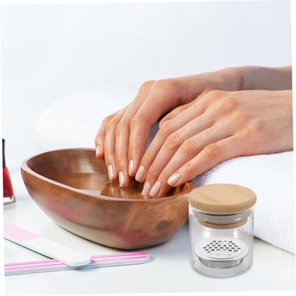 Nail Art Brush Cleaning Cup with Mesh Filter Multifunctional Wash Supply for Manicure Tools with Lid for Professional Nail Care