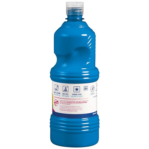Prang Ready-to-Use Tempera Paint, Turqouise, 16 Oz., 1 Count - color: Turquoise