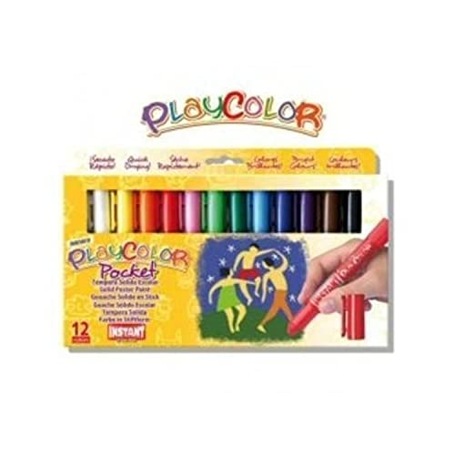 Jack Richeson 2510521 Playcolor 12 Standard Colors, Thin