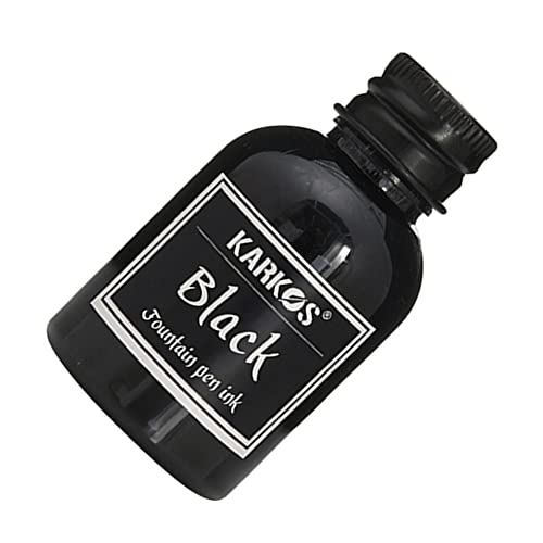 3PCS Calligraphy Pen Ink, Fountain Dip Pen Ink Set Non-Carbon Drawing Writing Art Craft Calligraphy Inks Bottles, Glass Dip Pen Ink 30ml - color: Black, size: 3 Pack